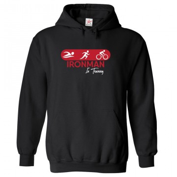 Ironman In Training Classic Unisex Kids and Adults Pullover Hoodie For Aethlete